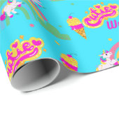 ポニー、レインボーパターン ラッピングペーパー (ロールコーナー)