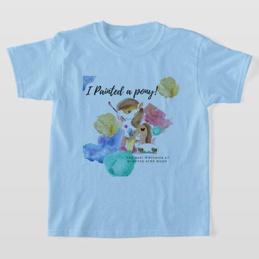 ポニ絵を描ー!記念Tシャツ Tシャツ (レイダウン)