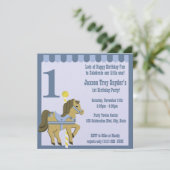 ポニ絵を描ー/誕生日 招待状 (スタンド正面)