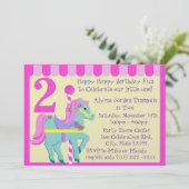 ポニ絵を描ー/誕生日 招待状 (スタンド正面)