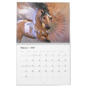 ポニ絵を描ーIIIカレンダー カレンダー (2月 2027)