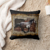 ポニ表現ーピントホース クッション (ブランケット)