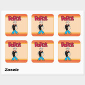 ポパイのステッカー スクエアシール (シート)