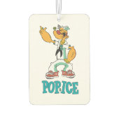 ポパイヴィンテージ1990年代パロディ カーエアーフレッシュナー (裏面)