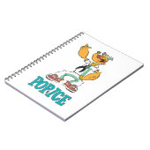 ポパイヴィンテージ1990年代パロディ ノートブック (左側)