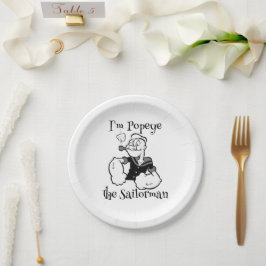 ポパイ紙プレート ペーパープレート