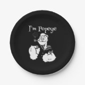 ポパイ紙プレート ペーパープレート (正面)
