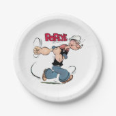 ポパイ紙プレート ペーパープレート (正面)