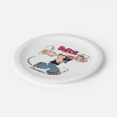 ポパイ紙プレート ペーパープレート (アングル)