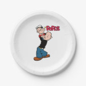 ポパイ紙プレート ペーパープレート (正面)
