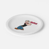 ポパイ紙プレート ペーパープレート (アングル)