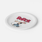 ポパイ紙プレート ペーパープレート (アングル)