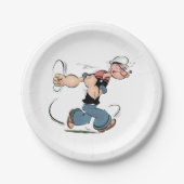 ポパイ紙プレート ペーパープレート (正面)