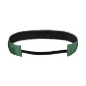 ポパーソナライズされたッドグリーン アスレチックヘッドバンド (裏面)