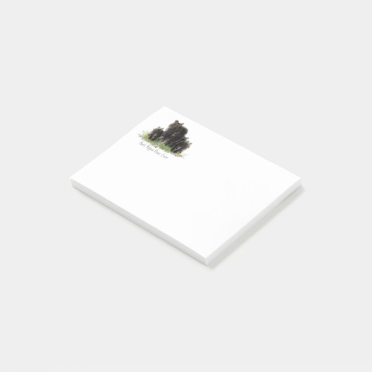 ポパ最高のベアEverおもしろいファミリー引用文のパパ ポストイット (アングル)