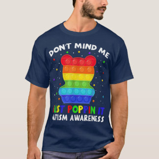 ポピおもしろいンベア自閉症意識マッチングセットKi Tシャツ
