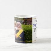 ポピお気に入りのーじいちゃん孫の写真の名前 コーヒーマグカップ (中央)