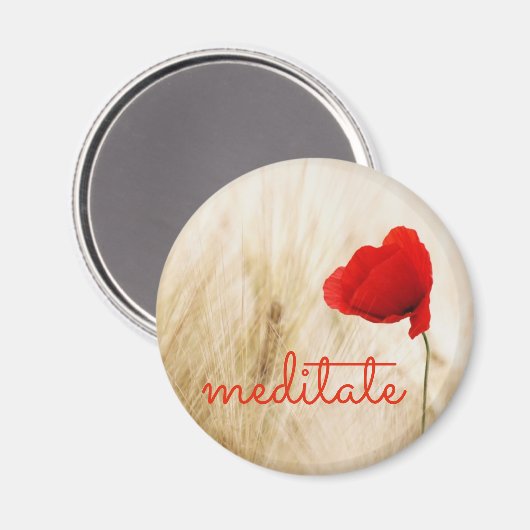 ポピカスタムーめい想の花で引用された マグネット (正面/裏面)