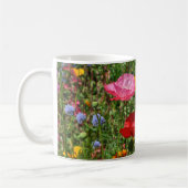 ポピカラフルーの花 コーヒーマグカップ (左)