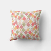 ポピクルの夏の色のハーレクイン模様 クッション (裏面)