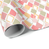 ポピクルの夏の色のハーレクイン模様 ラッピングペーパー (ロールコーナー)