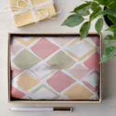 ポピクルの夏の色のハーレクイン模様 薄葉紙 (ギフト)