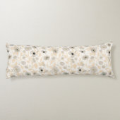 ポピズイエロー金ゴールドグレーブルーウォーター色 ボディピロー (裏面)