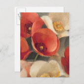 ポピズインフル開花 ポストカード (正面/裏面)