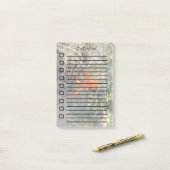 ポピズイン開花付箋 ポストイット (デスク上)