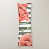 ポピズグレイストライプズ ボディピロー (裏面 (縦))