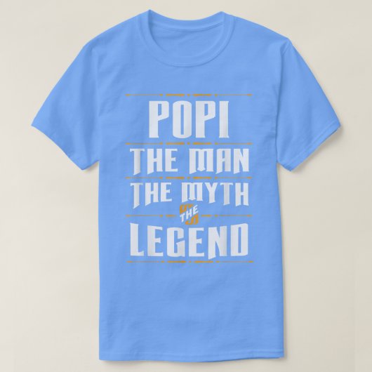 ポピマン神話レジェンド祖父 Tシャツ (デザイン正面)