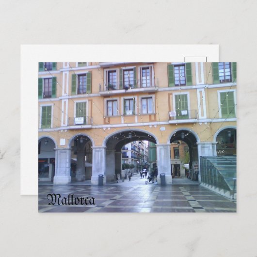 ポピュラルプラザメイヨードパルマデマヨルカ ポストカード (正面/裏面)