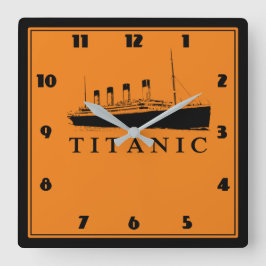 ポピュラーのバトー スクエア壁時計