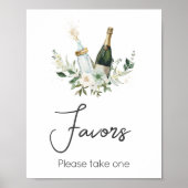 ポピンのベビーボトルベビーシャワーの好意 ポスター (正面)