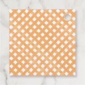 ポピンハロウィンポップ・アートのイットパンプキンオレンジ フェイバータグ (裏面)