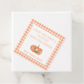 ポピンハロウィーンパンプキンオレンジキッズ フェイバータグ (インサイチュ)