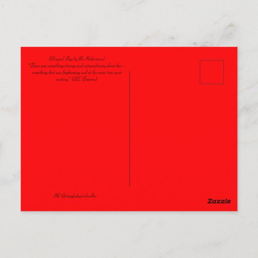 ポピンバイ ポストカード (裏面)