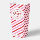 ポピンバレンタインポップコーンボックスピンクと赤ストライプ色 フェイバーボックス (裏面)