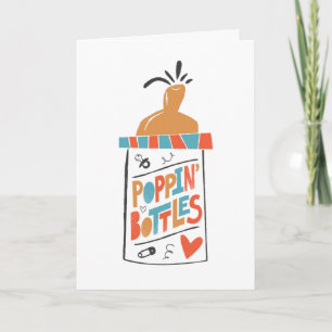 ポピンボトルおもしろいベビシャワーカード カード