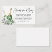 ポピンボトル赤ちゃんシャワーベビー本 エンクロージャーカード (正面/裏面)