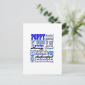 ポピーおじいちゃん父の日パパパウポー ポストカード (スタンド正面)