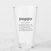 ポピーおもしろいの定義おじいちゃん父の日 タンブラーグラス (正面)
