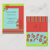 ポピーおもしろいトレンディー 名刺 (正面/裏面)