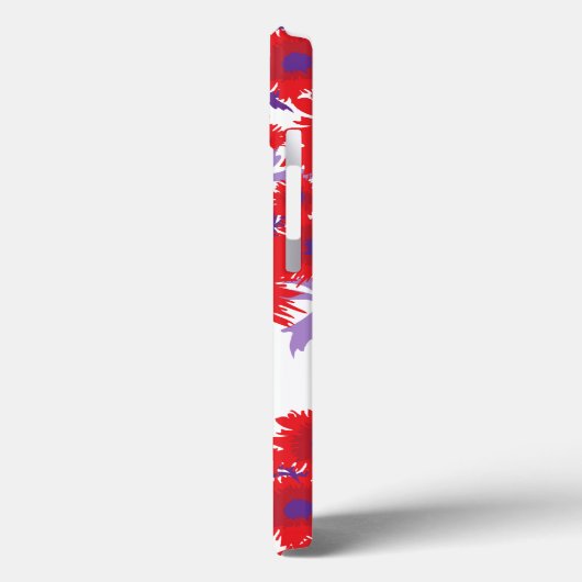 ポピーかわいらしスの植物性のダマスク名 Case-Mate iPhoneケース (裏面 / 左)