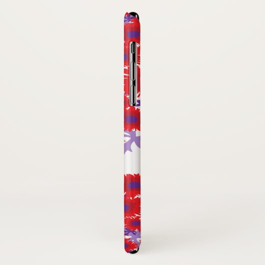 ポピーかわいらしスの植物性のダマスク名 Case-Mate iPhoneケース (裏面/左)