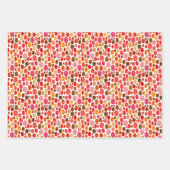 ポピーかわいらしズの葉フローラ ラッピングペーパーシート (正面2)