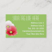 ポピーかわいらしズフローラ 名刺 (裏面)