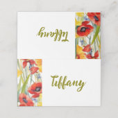 ポピーかわいらしズ座席表 プレイスカード (外部開封)