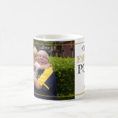 ポピーじお気に入りのいちゃん孫カスタム写真 コーヒーマグカップ (中央)