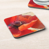 ポピーとエフエマラのデジタルアート コースター (左側)